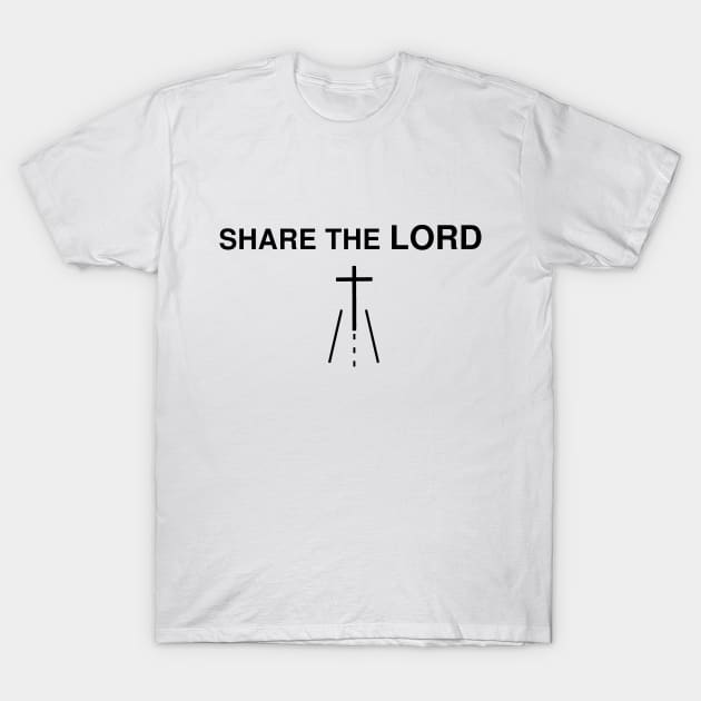 Share the LORD Cycling Spinoff w/ Gospel Message T-Shirt by ChristianInk